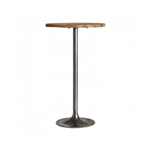 Mesa Bar Tyler Hierro 60x60x103 Estilo Vintage - 1