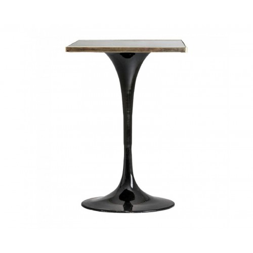 Mesa Bar Than Acero 70x70x107 Estilo Art Deco - 1