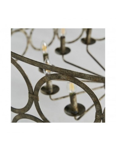 Lámpara De Colgar Hierro 122x122x56 Estilo Provenzal - 5