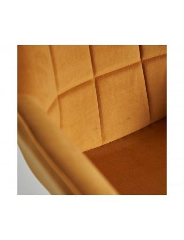 Silla Escritorio Blere Terciopelo 65x61x84 Estilo Art Deco - 5