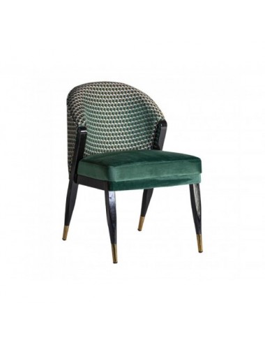 Silla Kelheim Madera De Caucho 56x70x85 Estilo Art Deco - 1