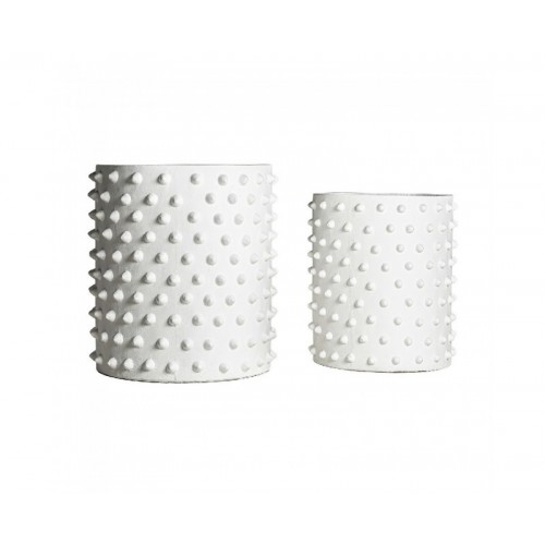 Macetero Santorini J 2 Cerámica 64x64x72 54x54x60 Estilo Provenzal - 1