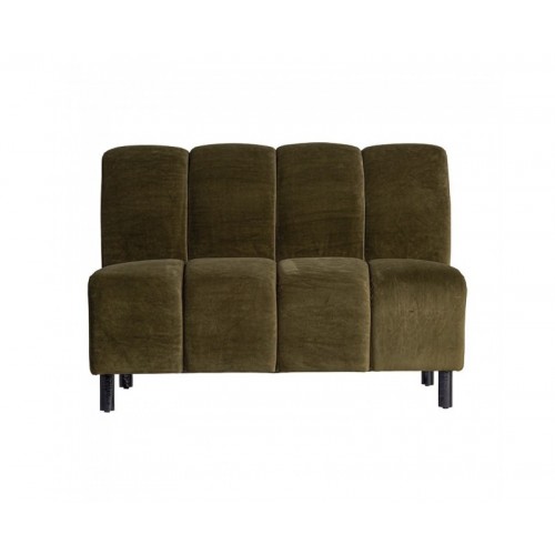 Módulo Sofá Central Shul Terciopelo 120x76x87 Estilo Art Deco - 1