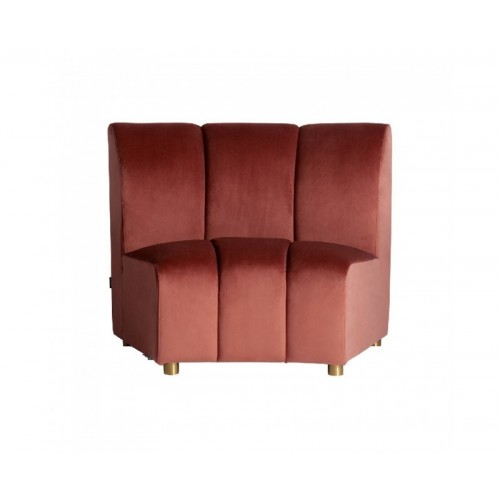 Sofá Modular Suhl Terciopelo 107x90x83 Estilo Art Deco - 1