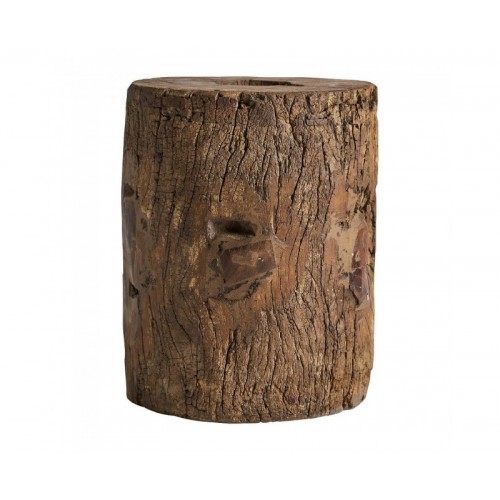 Reposapiés Kraj Madera De Mango 25x25x32 Estilo Étnico - 1