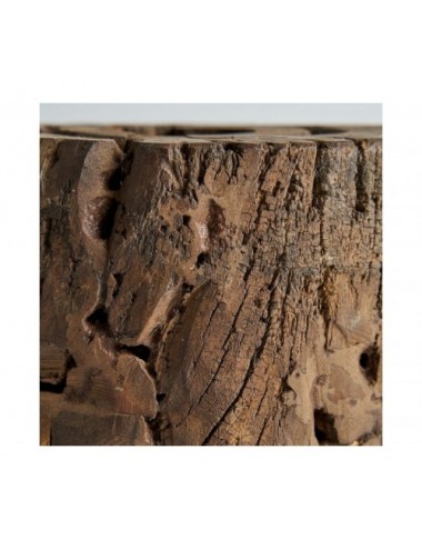 Reposapiés Kraj Madera De Mango 25x25x32 Estilo Étnico - 3