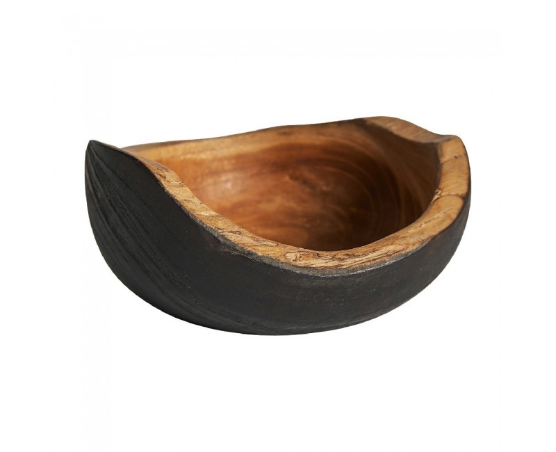 Cuenco Bless Madera De Teka 15x15x9 Estilo Étnico - 1