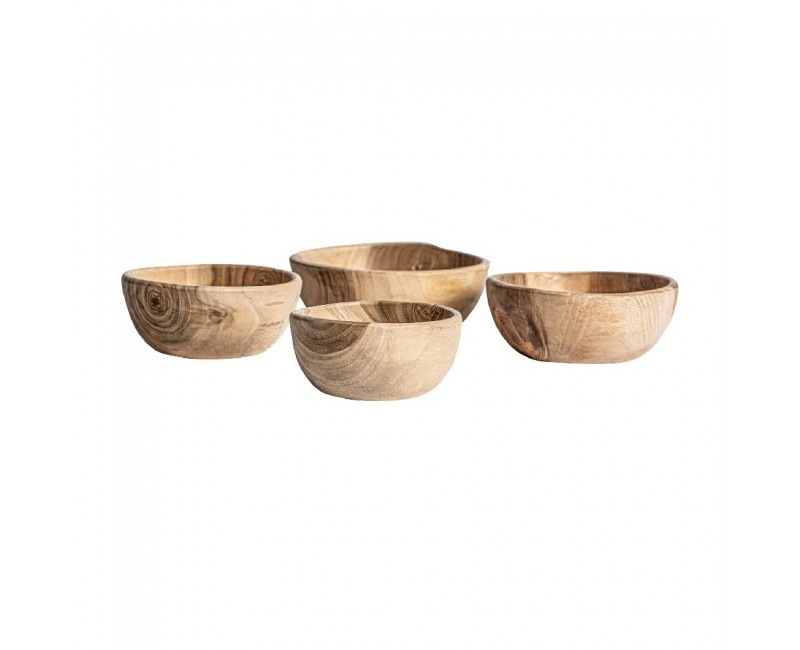 Cuenco Blessieh J 4 Madera Tropical 12x12x9 Estilo Étnico - 1