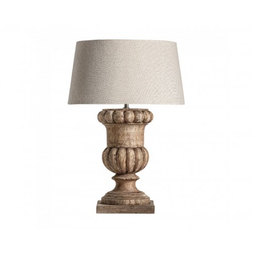 Lámpara De Sobremesa Madera De Mango 45x45x64 24x24x38 35x44x23 Estilo Provenzal - 1