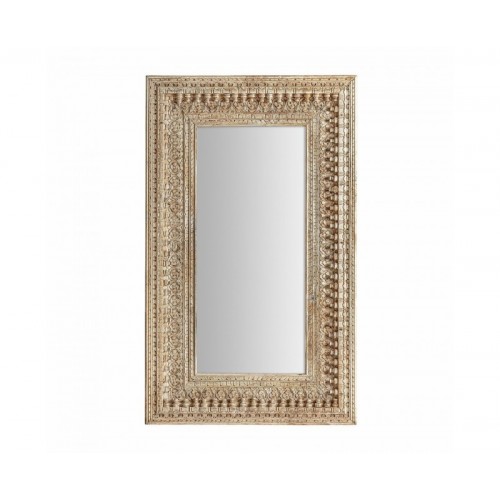 Espejo Vouxell Madera De Mango 90x6x150 Estilo Étnico - 1