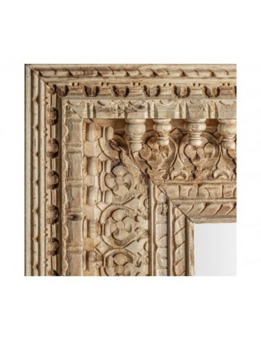 Espejo Vouxell Madera De Mango 90x6x150 Estilo Étnico - 4