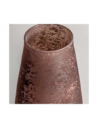 Jarrón Gieler Cristal 17x17x50 Estilo Art Deco - 1