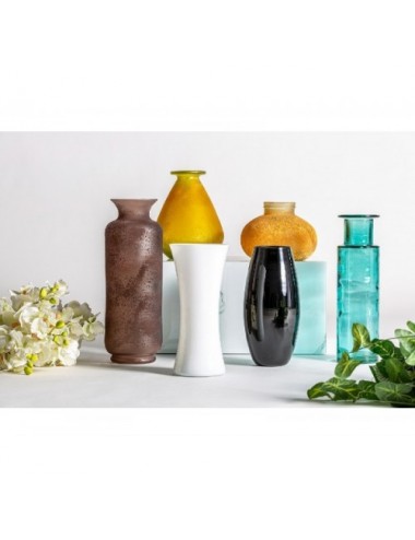 Jarrón Gieler Cristal 25x25x20 Estilo Art Deco - 3