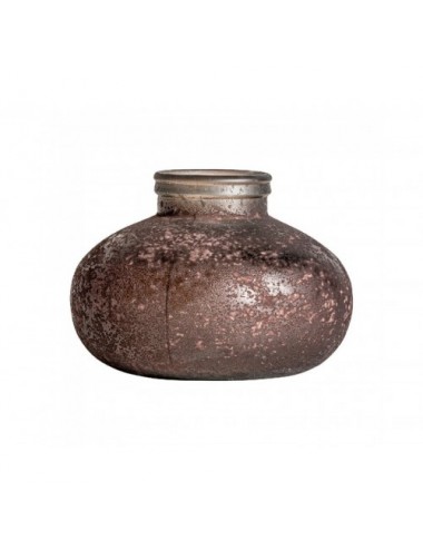 Jarrón Gieler Cristal 25x25x20 Estilo Art Deco - 1