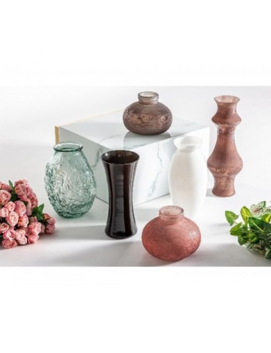 Jarrón Gieler Cristal 25x25x20 Estilo Art Deco - 3