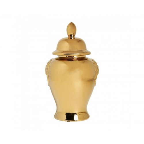 Tibor Lua Cerámica 22,5x20,5x41 Estilo Art Deco - 1