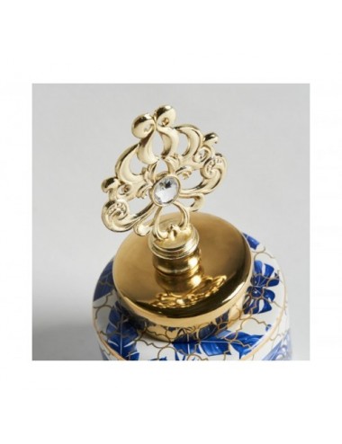 Tibor Bear Cerámica 15x15x31 Estilo Art Deco - 1