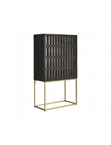 Armario Emly Madera De Mango 90x45x161 Estilo Art Deco - 1