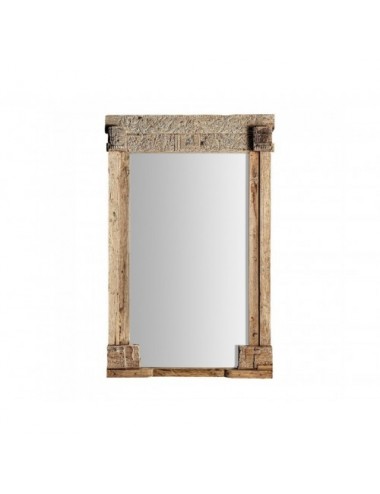 Espejo Argeen Madera De Teka 148x22x210 Estilo Étnico - 1