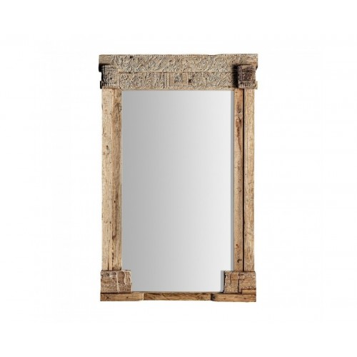 Espejo Argeen Madera De Teka 148x22x210 Estilo Étnico - 1