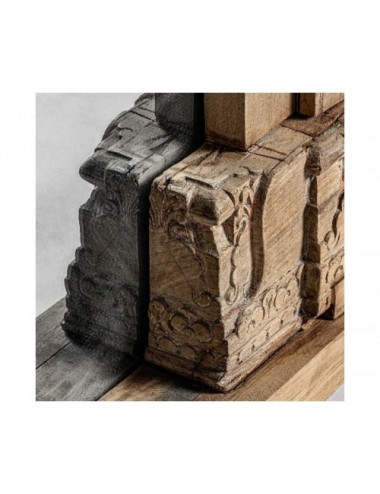 Espejo Argeen Madera De Teka 148x22x210 Estilo Étnico - 5