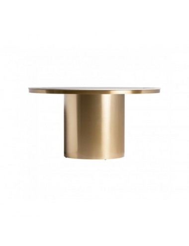 Mesa Comedor Astach Porcelánico 150x150x76 Estilo Art Deco - 1