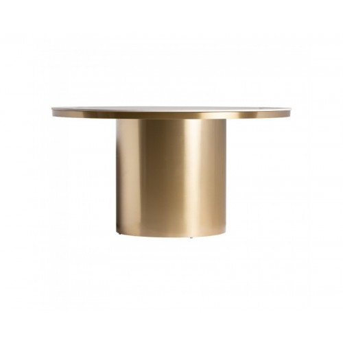 Mesa Comedor Astach Porcelánico 150x150x76 Estilo Art Deco - 1