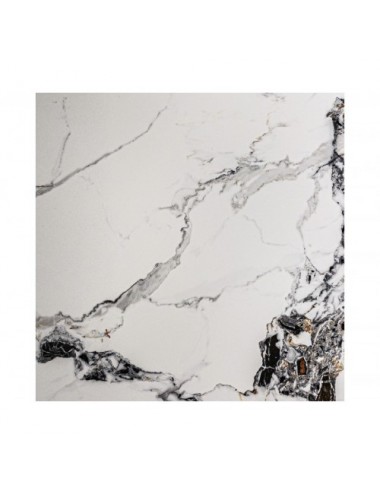 Mesa Comedor Astach Porcelánico 150x150x76 Estilo Art Deco - 4