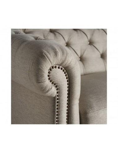 Sofá Blamont Madera De Abeto 215x85x76 Estilo Colonial - 5