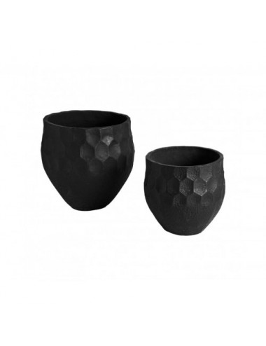 Ánfora J 2 Esseg Terracota 52x52x55 40x40x42 Estilo Contemporáneo - 1