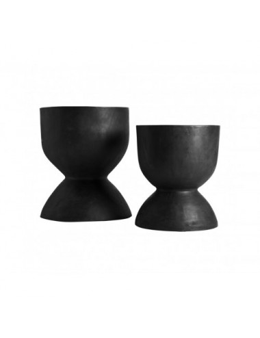 Macetero Blaghe J 2 Terracota 65x65x80 55x55x68 Estilo Contemporáneo - 1