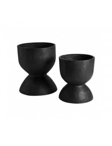 Macetero Blaghe J 2 Terracota 65x65x80 55x55x68 Estilo Contemporáneo - 1