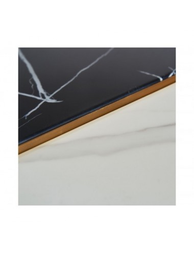 Mesa De Centro Grein Acero 90x90x42 Estilo Art Deco - 4