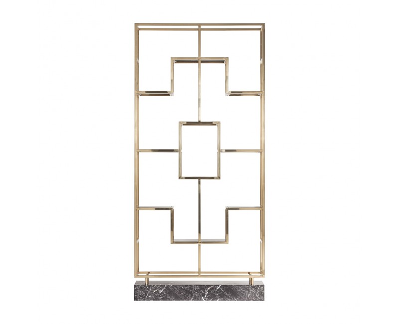 Librería Breisach Acero 108x30x230 Estilo Art Deco - 1