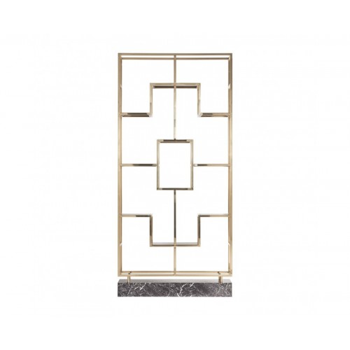 Librería Breisach Acero 108x30x230 Estilo Art Deco - 1