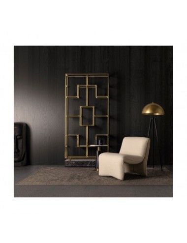 Librería Breisach Acero 108x30x230 Estilo Art Deco - 6