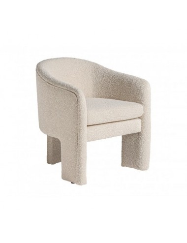 Sillón Prati Bouclé Algodón Bouclé 69x67x77 Estilo Colonial - 1