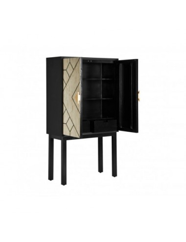 Armario Charmes Madera Dm 90x40x161 Estilo Art Deco - 3