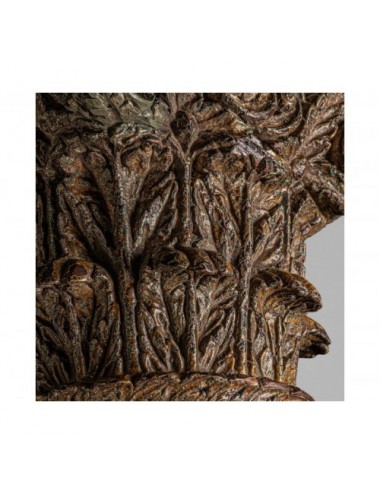 Columna Haesel Madera De Teka 33x33x252 Estilo Étnico - 1