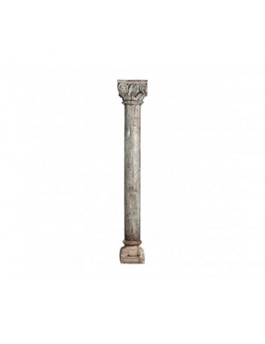 Columna Hadu Madera De Teka 45x45x240 Estilo Étnico - 1