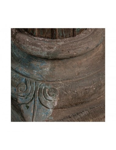 Columna Oifa Madera De Teka 32x32x224 Estilo Étnico - 4