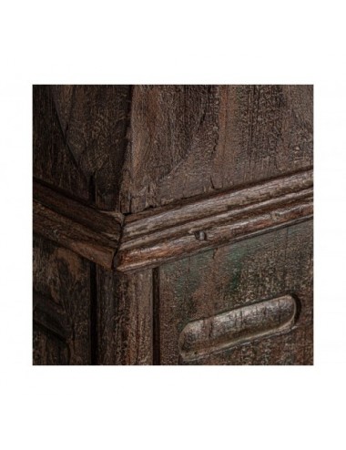 Columna Olinda Madera De Teka 33x33x250 Estilo Étnico - 3