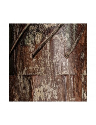 Columna Baraka Madera De Teka 32x32x226 Estilo Étnico - 3