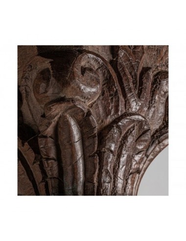 Columna Bastet Madera De Teka 32x30x222 Estilo Étnico - 1