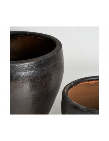 Macetero Gaye J 2 Cerámica 80x80x70 60x60x55 Estilo Contemporáneo - 3