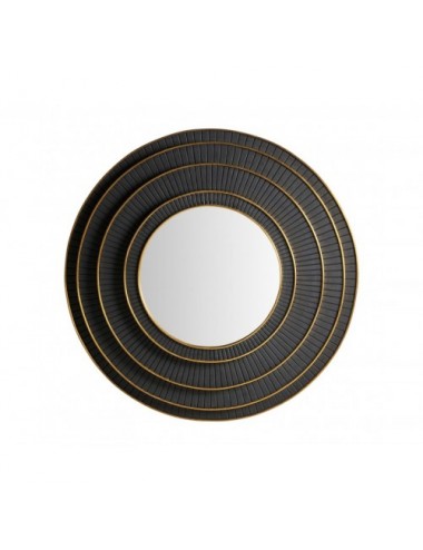 Espejo Keile Madera De Mango 120x14x120 Estilo Art Deco - 1