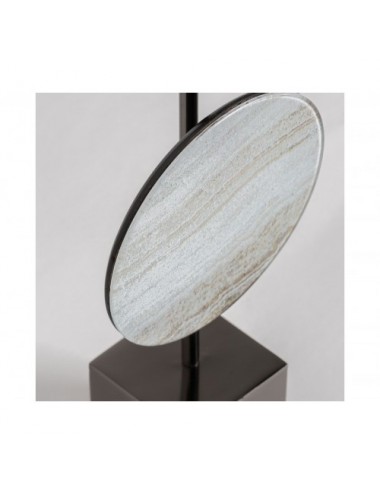 Figura Decorativa Mab Niquel 15x7x30 Estilo Art Deco - 1