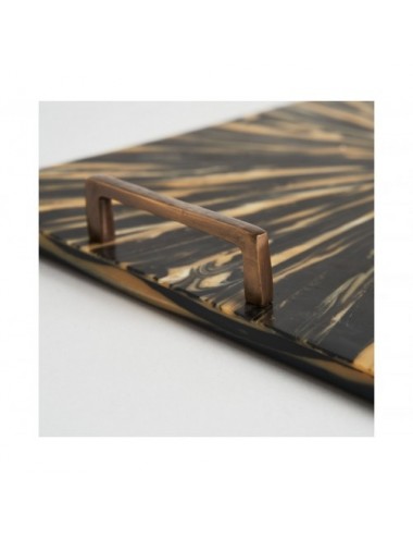 Bandeja Blene Hueso 46x31x4 Estilo Art Deco - 3
