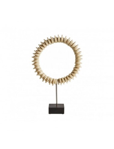 Figura Decorativa Austen Hueso 28x10x41 Estilo Nórdico - 1