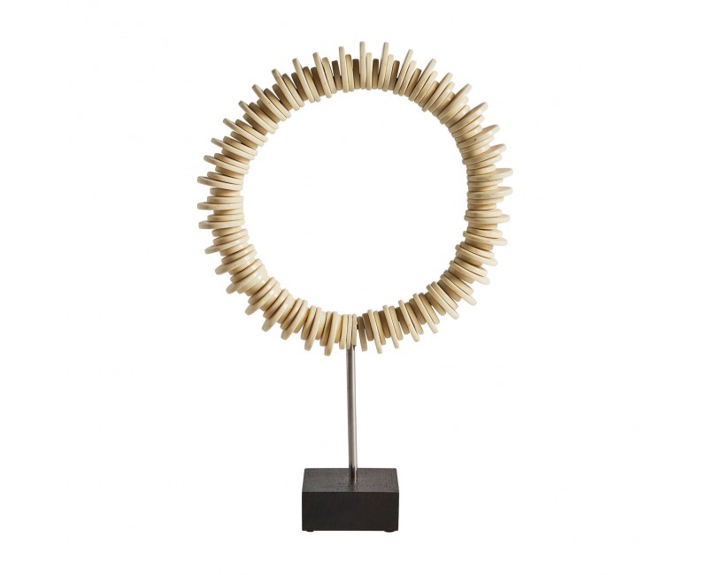 Figura Decorativa Austen Hueso 28x10x41 Estilo Nórdico - 1